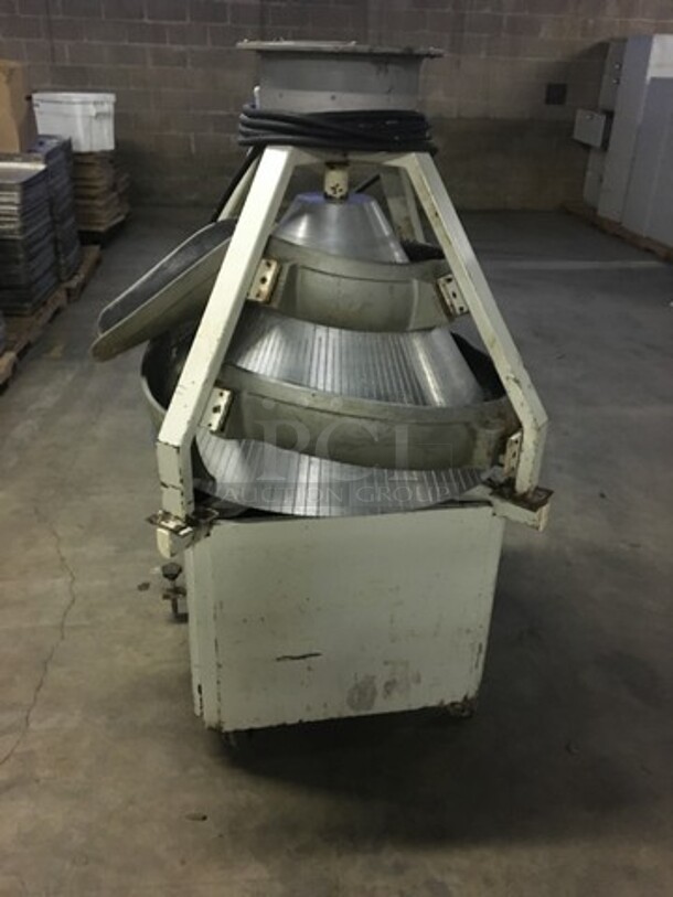 Nice! Polin Commercial Floor Style Conical Dough Rounder Machine! Model Conical Rounder Serial 30161! 220V! Not Tested! - Image 3 of 9