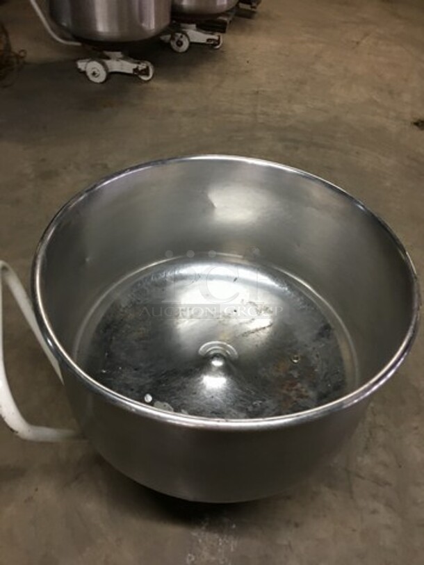 All Stainless Steel Spiral Mixer Bowl! On Casters! - Image 3 of 6