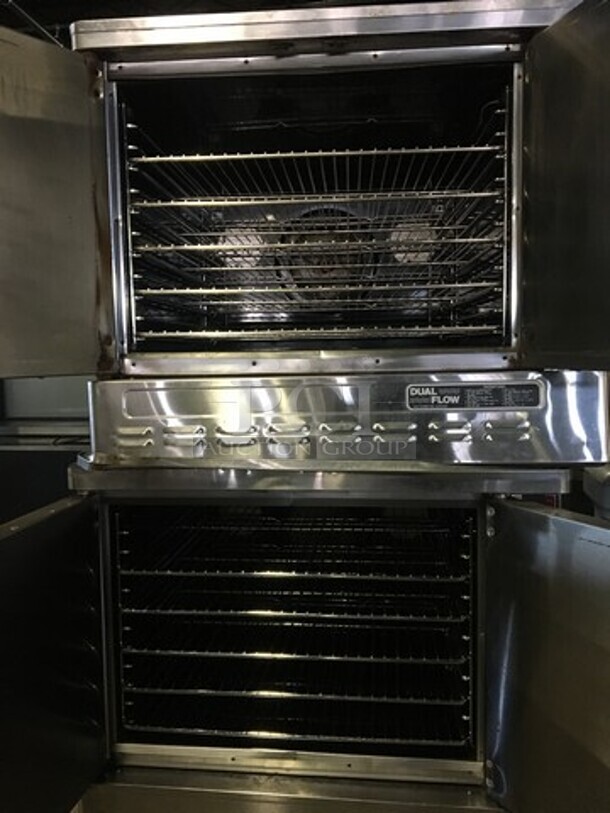 Blodgett Commercial Natural Gas Powered Double Deck Convection Oven! Zephaire Series! All Stainless Steel! On Casters! 2 X Your Bid! Makes One Unit! - Image 4 of 5
