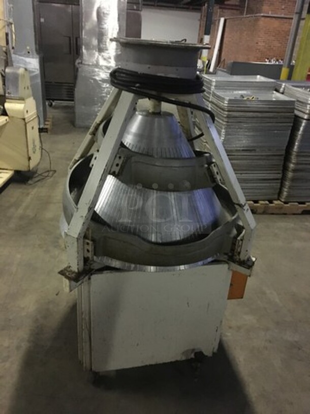 Nice! Polin Commercial Floor Style Conical Dough Rounder Machine! Model Conical Rounder Serial 30161! 220V! Not Tested! - Image 4 of 9
