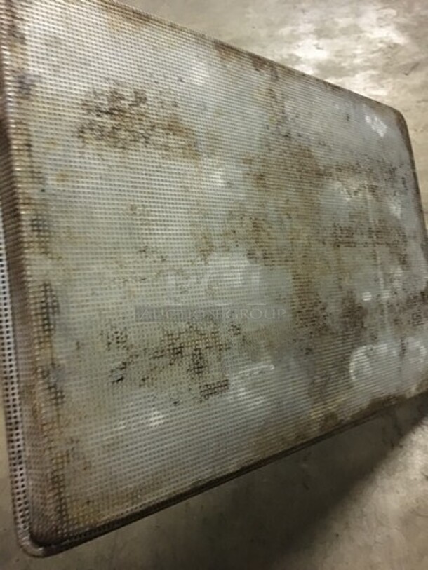 Full Size Perforated Baking Sheet Pans! 9 X Your Bid! - Image 8 of 8