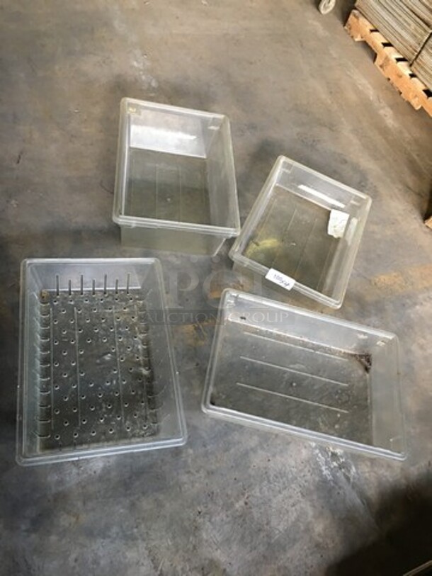 Assorted Poly Food Bins! 4 X Your Bid! - Image 2 of 6