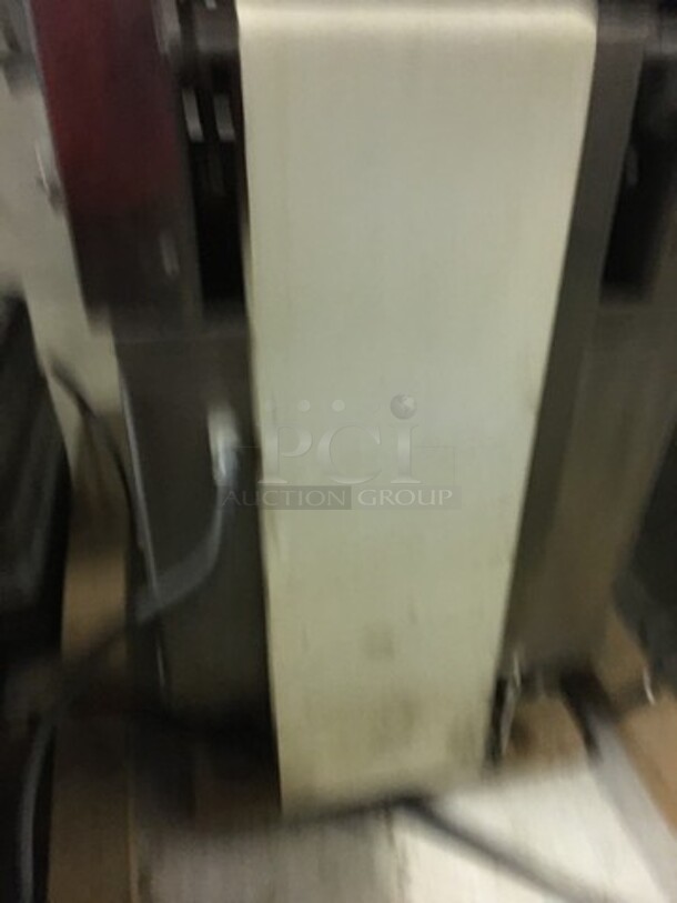 Teknoservice Commercial Floor Style Portion Dough Sheeter Machine! With Foot Pedals! Model 00041AVV! 220V! Not Tested! - Image 8 of 12