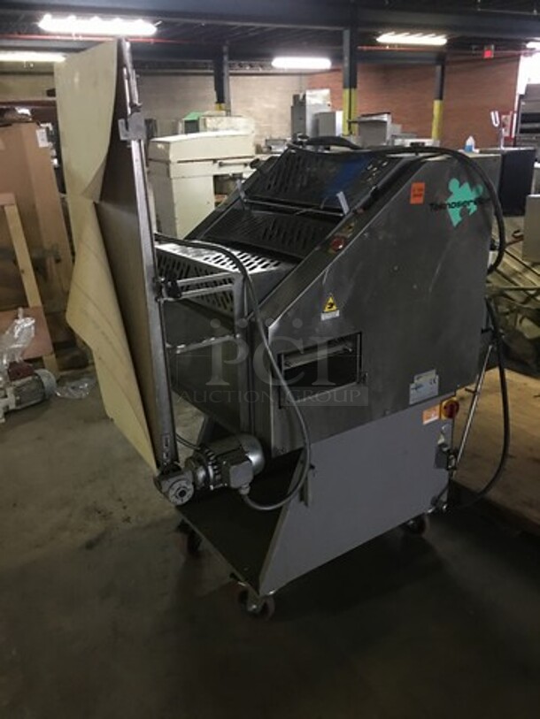 Alba & Teknoservice Floor Style Croissant Machine! Production Rate Of Up To 12,000 Croissant Per Hour! Model 003941TAG Serial 1104087001! 220V! Not Tested! - Image 2 of 12