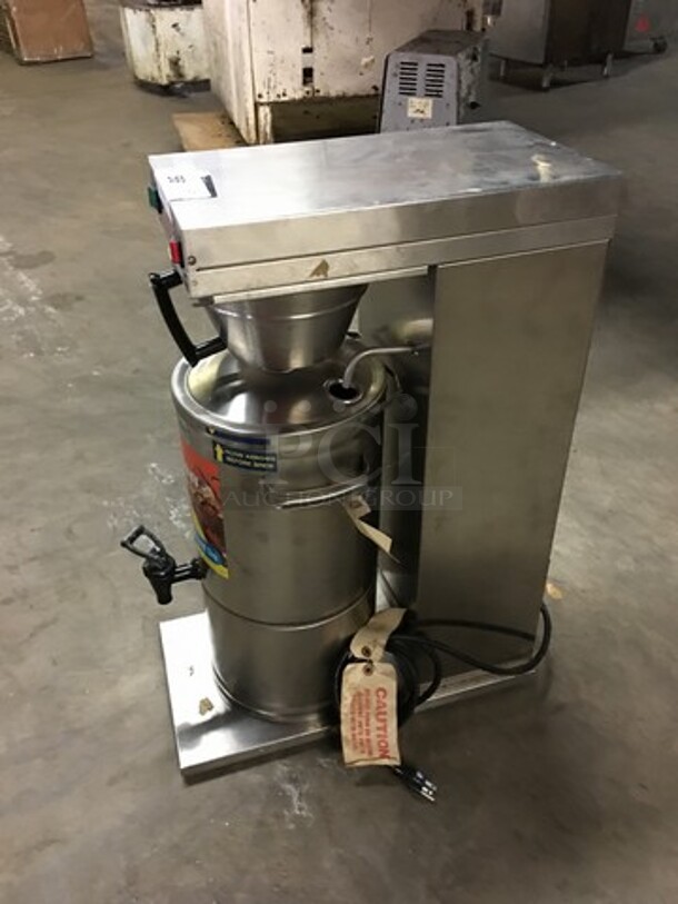 Lipton Commercial Countertop Tea Brewer! With Portable Beverage Holder/Dispenser! All Stainless Steel! Model FTC3! 120V! - Image 3 of 10