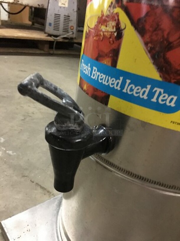 Lipton Commercial Countertop Tea Brewer! With Portable Beverage Holder/Dispenser! All Stainless Steel! Model FTC3! 120V! - Image 7 of 10