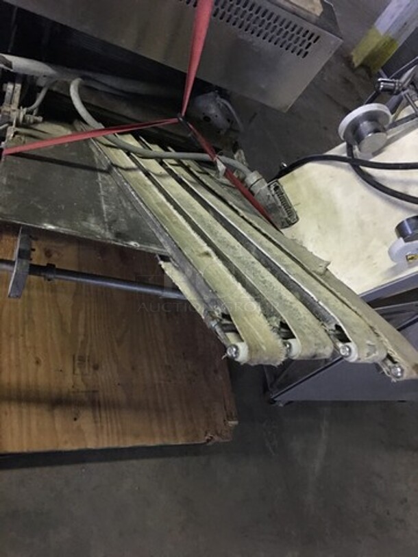 Alba & Teknoservice Floor Style Croissant Machine! Production Rate Of Up To 12,000 Croissant Per Hour! Model 003941TAG Serial 1104087001! 220V! Not Tested! - Image 7 of 12