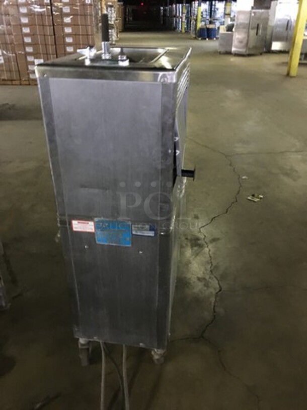 Great! Taylor Commercial Single Flavor Soft Serve Ice Cream Machine! All Stainless Steel! Model 45233 Serial H4089477! 208/230V 3Phase! On Casters! Not Tested! - Image 4 of 9