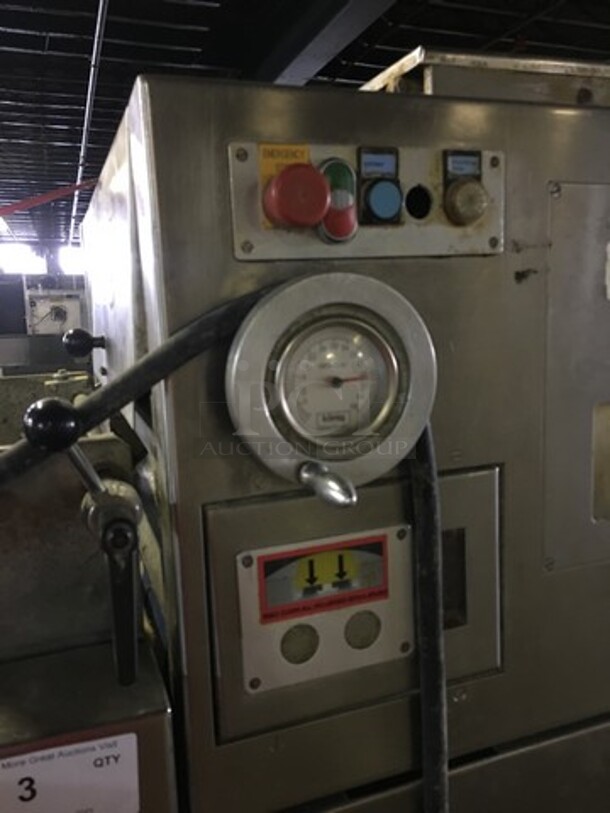 Alba & Teknoservice Floor Style Croissant Machine! Production Rate Of Up To 12,000 Croissant Per Hour! Model 003941TAG Serial 1104087001! 220V! Not Tested! - Image 10 of 12