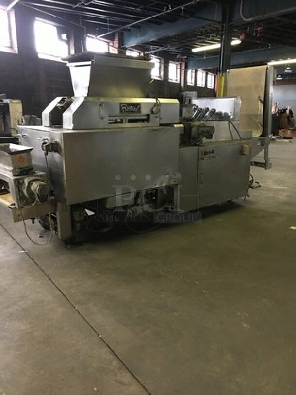 Rheon Commercial Floor Style Stress Free Dough Divider! All Stainless Steel! Model VX121 Serial 00013! 220V! Not Tested! - Image 4 of 12
