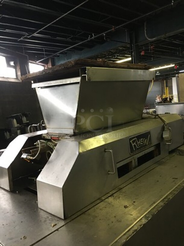 Rheon Commercial Floor Style Stress Free Dough Divider! All Stainless Steel! Model VX121 Serial 00013! 220V! Not Tested! - Image 6 of 12