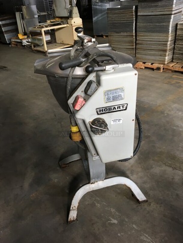 Hobart Commercial Vertical Cutter/Mixer/Mincer! All Stainless Steel! On Legs! - Image 2 of 9