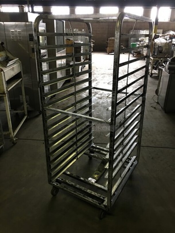 Commercial Pan Transport Rack! Holds Full Size Trays! On Casters! - Image 3 of 4