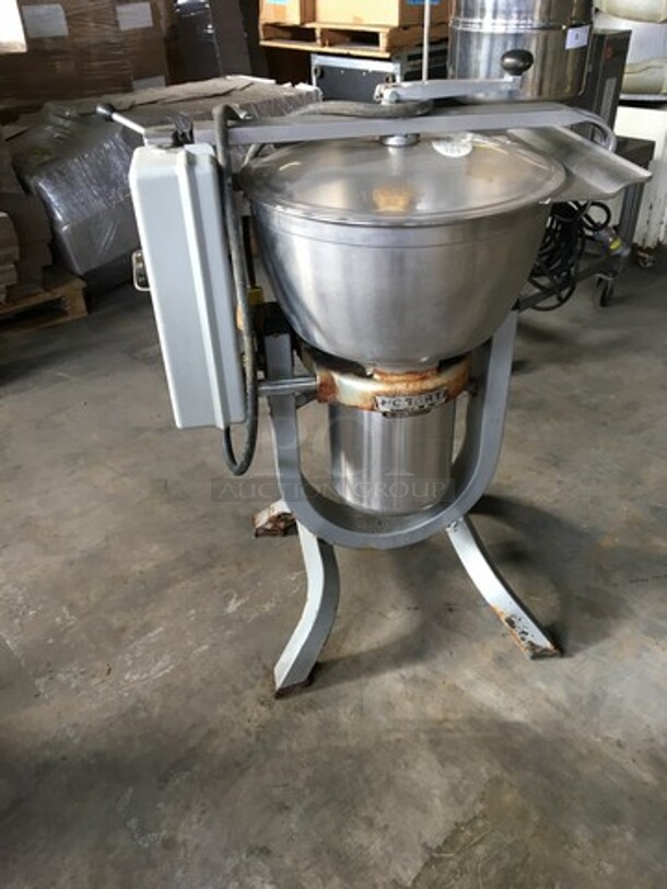 Hobart Commercial Vertical Cutter/Mixer/Mincer! All Stainless Steel! On Legs! - Image 3 of 9