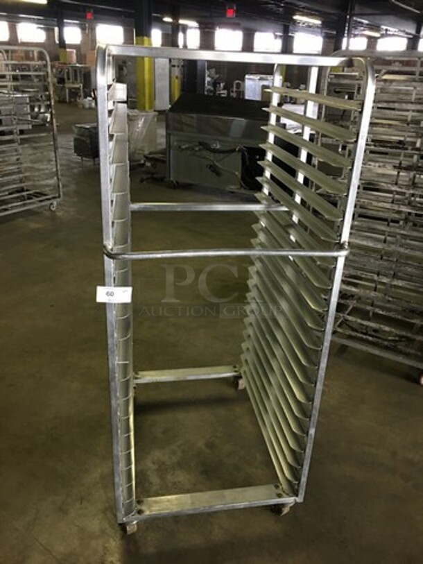 Commercial Pan Transport Rack! Holds Full Size Trays! On Casters!