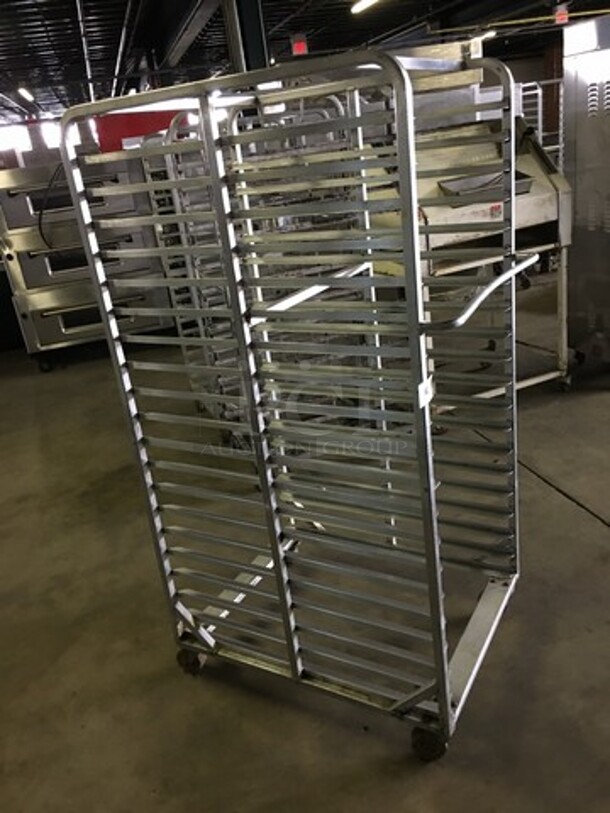 Commercial Pan Transport Rack! Holds Full Size Trays! On Casters! - Image 2 of 4