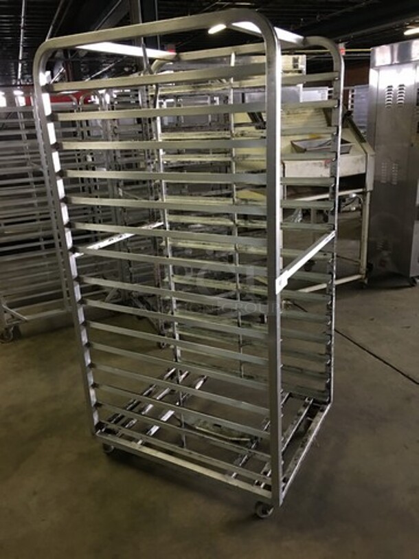 Commercial Pan Transport Rack! Holds Full Size Trays! On Casters! - Image 2 of 4