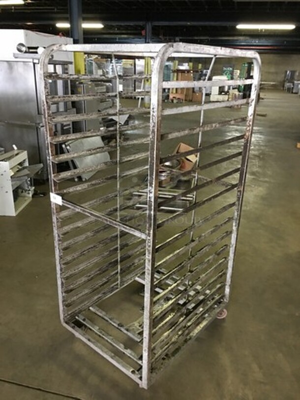 Commercial Pan Transport Rack! Holds Full Size Trays! On Casters! - Image 2 of 4