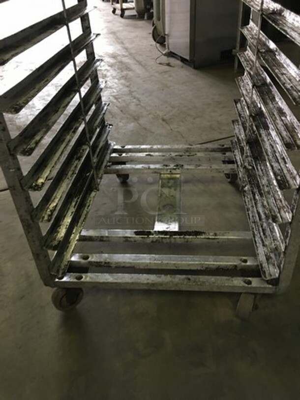 Commercial Pan Transport Rack! Holds Full Size Trays! On Casters! - Image 4 of 4
