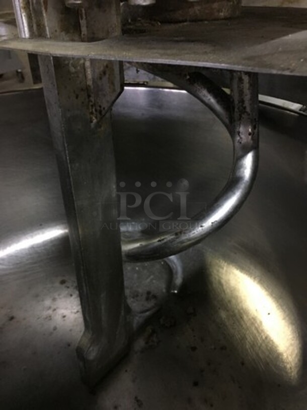 Thunderbird Commercial Heavy Duty Spiral Mixer! With 175 LB Dough Capacity! With Stainless Steel Bowl! Model ASP80 Serial 97443N! 220V 3 Phase! Not Tested! - Image 5 of 9