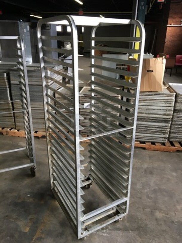 Commercial Pan Transport Rack! Holds Full Size Trays! On Casters! - Image 3 of 4