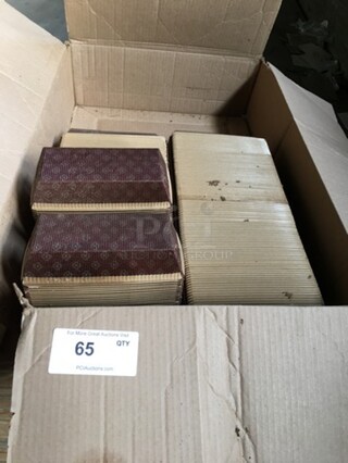 ALL ONE MONEY! Cardboard Food Serving Trays!