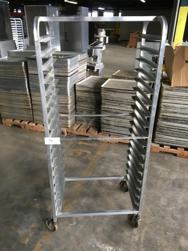 Commercial Pan Transport Rack! Holds Full Size Trays! On Casters!