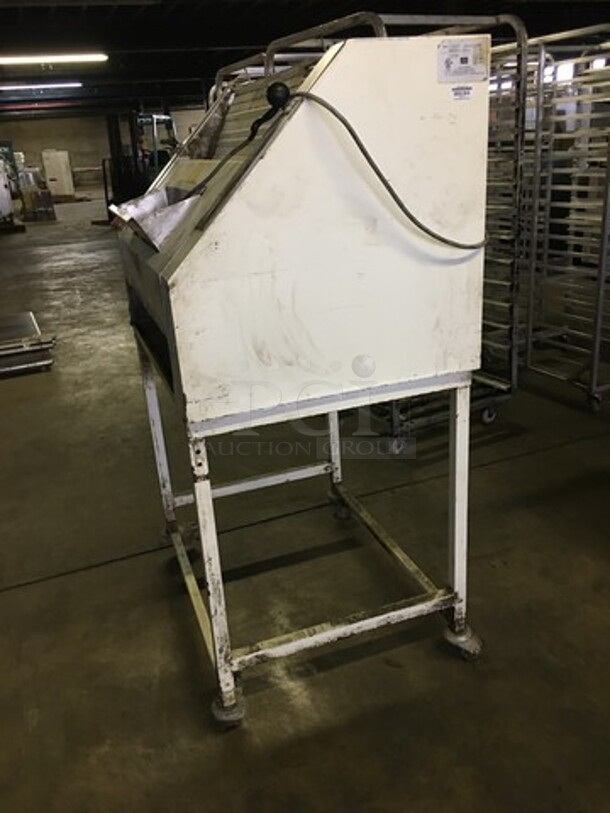 JAC Electric Powered Floor Style Baguette Molder/Former Machine! Model FACM1 Serial 040609! 208/240V 3Phase! On Commercial Casters! Not Tested! - Image 3 of 10