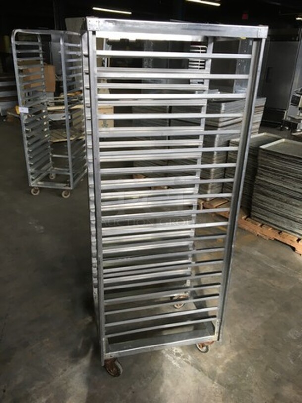 Commercial Pan Transport Rack! Holds Full Size Trays! On Casters! - Image 2 of 4