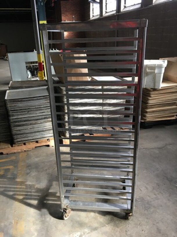 Commercial Pan Transport Rack! Holds Full Size Trays! On Casters! - Image 3 of 4