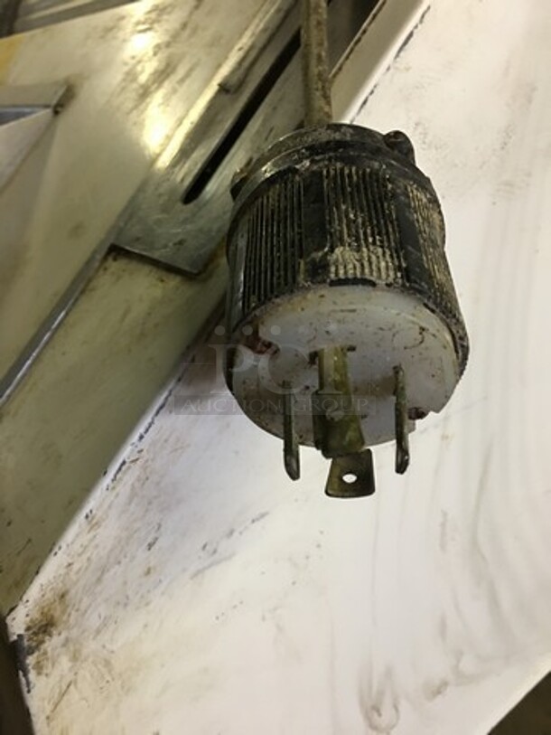 JAC Electric Powered Floor Style Baguette Molder/Former Machine! Model FACM1 Serial 040609! 208/240V 3Phase! On Commercial Casters! Not Tested! - Image 10 of 10