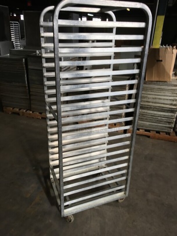 Commercial Pan Transport Rack! Holds Full Size Trays! On Casters! - Image 3 of 5