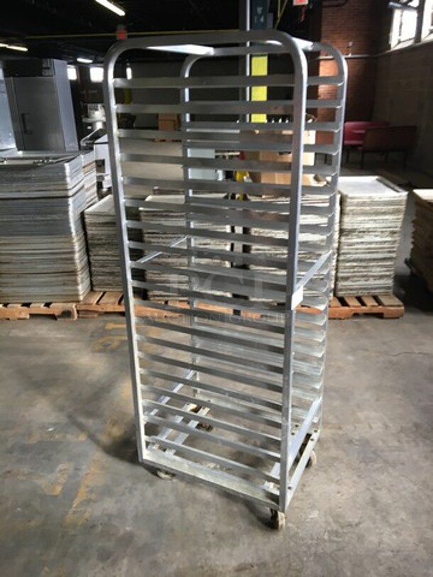 Commercial Pan Transport Rack! Holds Full Size Trays! On Casters! - Image 4 of 5