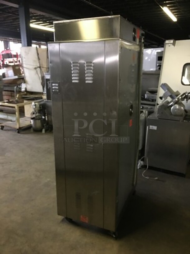 Nuvu Subway Edition Double Deck Convection Oven/Proofer Combo! With View Through Doors! All Stainless Steel! Model SUB123 Serial 003499510704! 208V 3+N Phase! On Commercial Casters! - Image 3 of 9