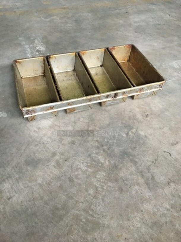 Metal 4 Compartment Bread Baking Pan! 10 X Your Bid!  - Image 6 of 6