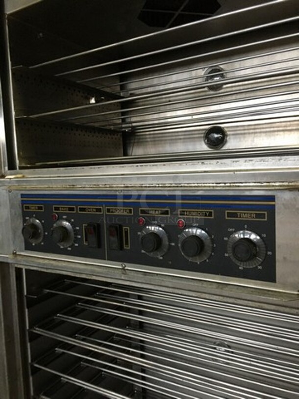 Nuvu Subway Edition Double Deck Convection Oven/Proofer Combo! With View Through Doors! All Stainless Steel! Model SUB123 Serial 003499510704! 208V 3+N Phase! On Commercial Casters! - Image 7 of 9