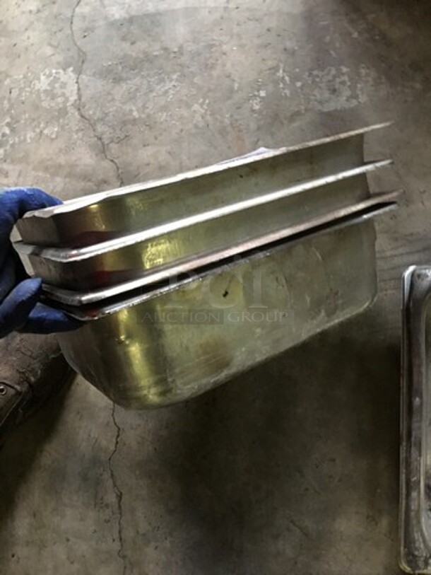 Assorted Drop In Pans! All Stainless Steel! 6 X Your Bid! - Image 5 of 6