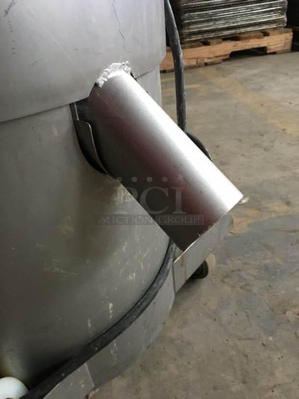 Ovo-Tech Commercial Floor Style Egg Cracker! All Stainless Steel! Model UDTJ10 Serial S013! 220V 3Phase! On Commercial Casters!  - Image 6 of 11