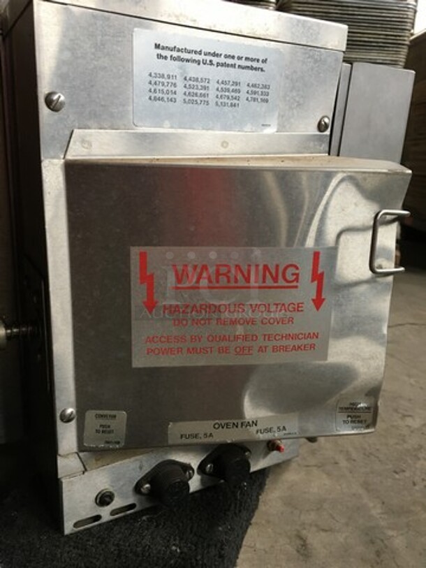Lincoln Commercial Countertop Electric Powered Conveyor Pizza Oven! All Stainless Steel! Model 1301 Serial 30062870784! 208V 1Phase! On Legs! - Image 7 of 9