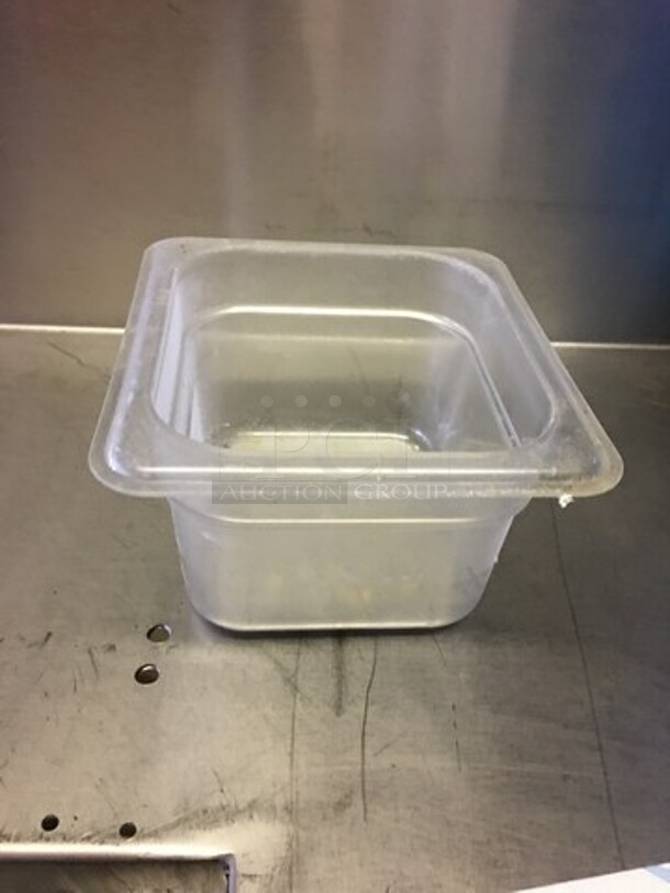 Clear Poly 1/6 Size Drop In Pans! 26 X Your Bid! - Image 3 of 5