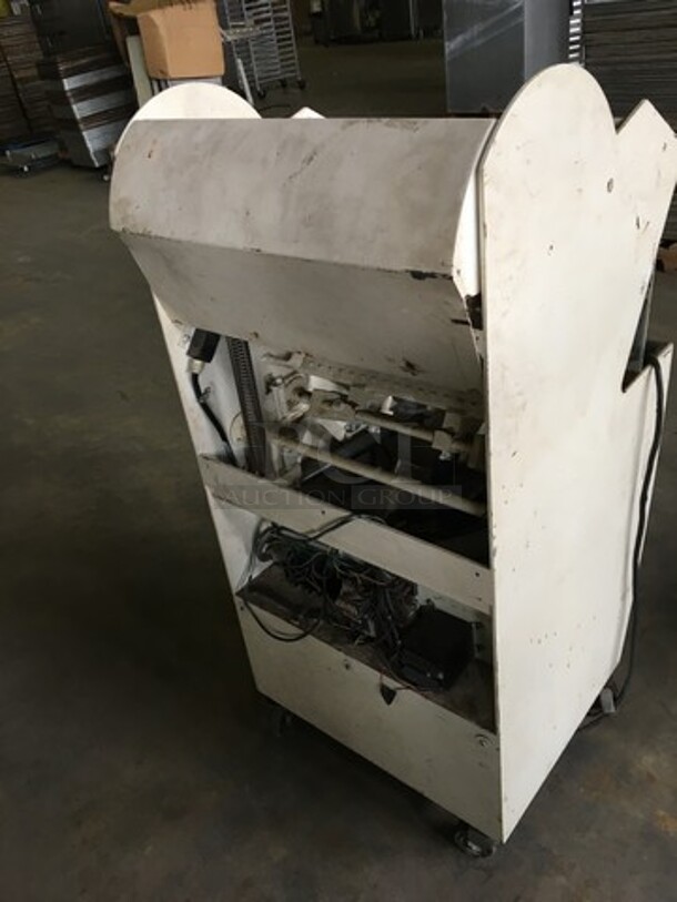 ABS Commercial Floor Style Bread Loaf Slicer! On Casters! - Image 4 of 9