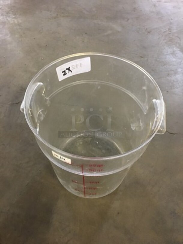 Assorted Clear Food Measuring Containers! 5 X Your Bid! - Image 5 of 6