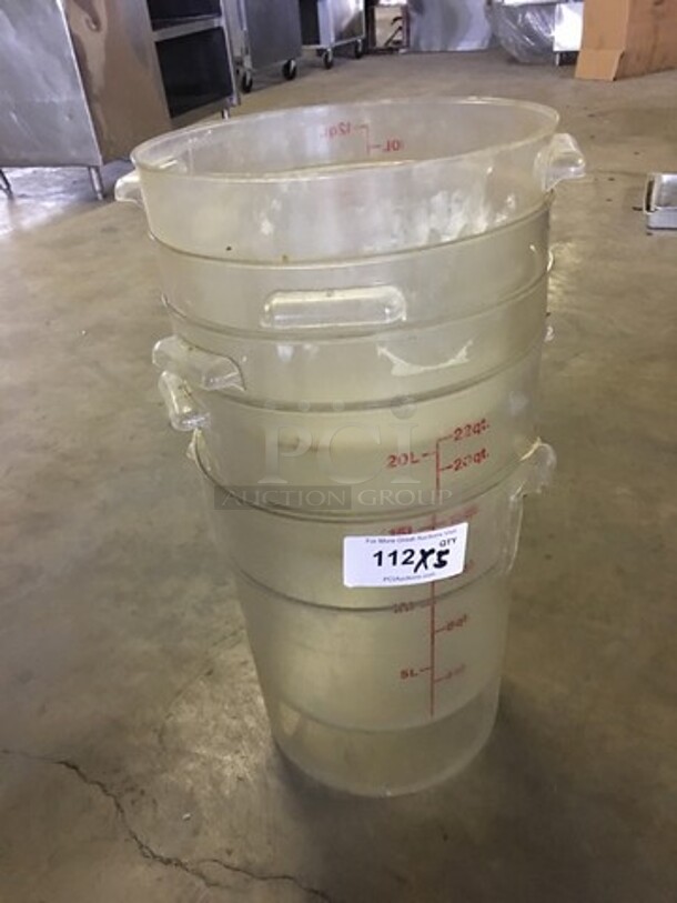 Assorted Clear Food Measuring Containers! 5 X Your Bid! - Image 6 of 6