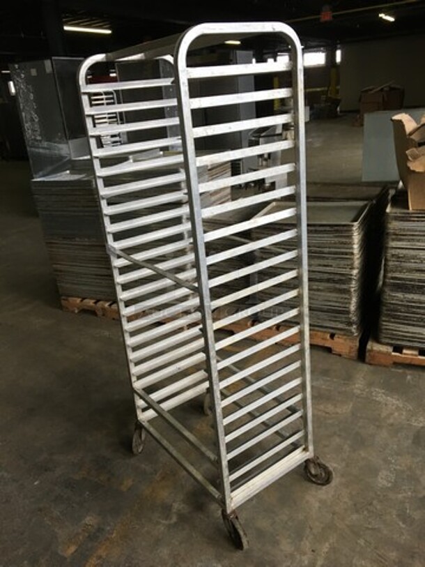 Commercial Pan Transport Rack! Holds Full Size Trays! On Casters! - Image 3 of 4