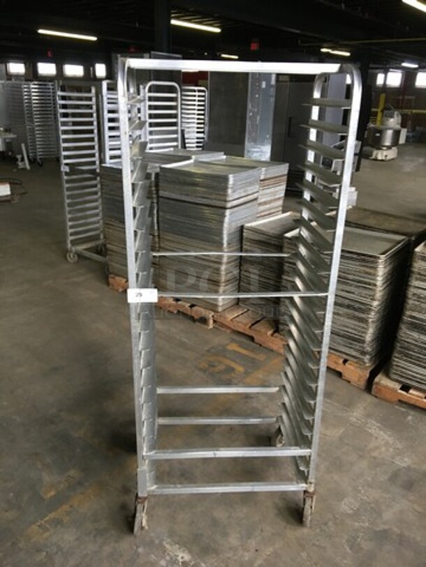 Commercial Pan Transport Rack! Holds Full Size Trays! On Casters!