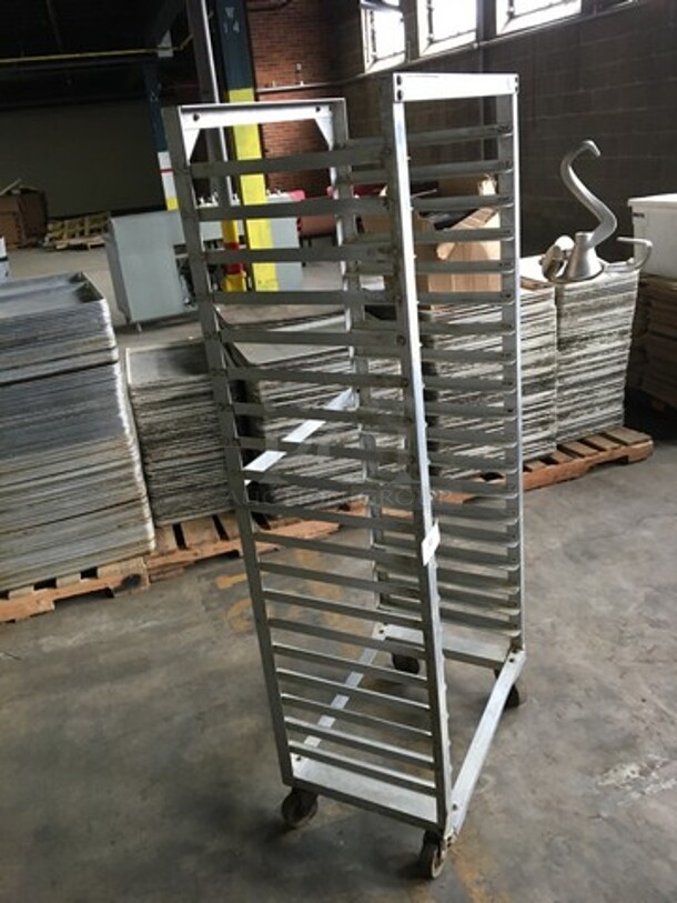 Commercial Pan Transport Rack! Holds Full Size Trays! On Casters! - Image 2 of 4