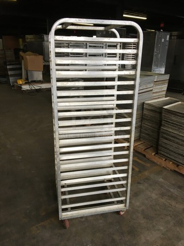 Commercial Pan Transport Rack! Holds Full Size Trays! On Casters! - Image 2 of 4