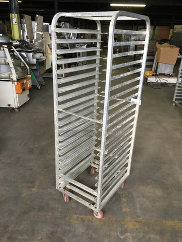 Commercial Pan Transport Rack! Holds Full Size Trays! On Casters! - Image 3 of 4