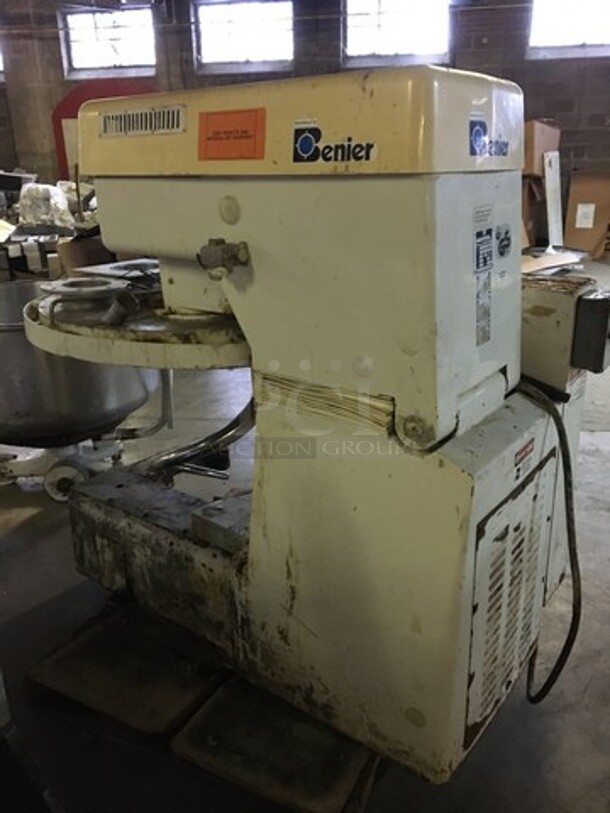 Diosna Commercial Floor Style Heavy Duty Spiral Mixer! With Stainless Steel Bowl On Casters! Model SP240AF Serial 98924396! 480V! Not Tested! - Image 5 of 11