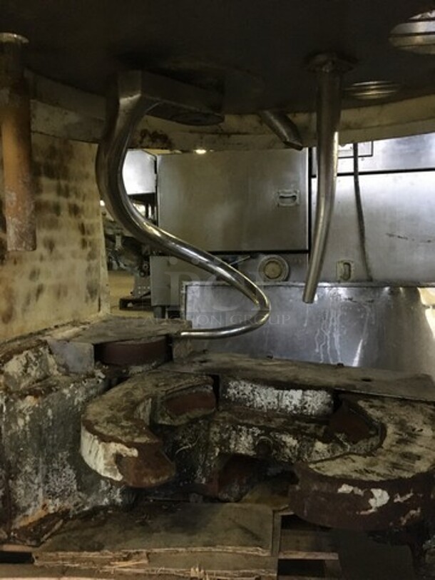 Diosna Commercial Floor Style Heavy Duty Spiral Mixer! With Stainless Steel Bowl On Casters! Model SP240AF Serial 98924396! 480V! Not Tested! - Image 6 of 11